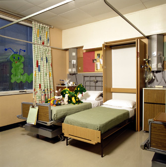 Addenbrookes Hospital - 'Wiskaway'® 7500H Wallbed - folded down