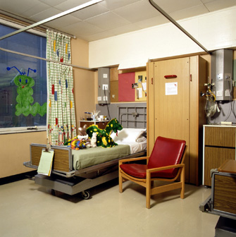 Addenbrookes Hospital - 'Wiskaway'® 7500H Wallbed - folded away